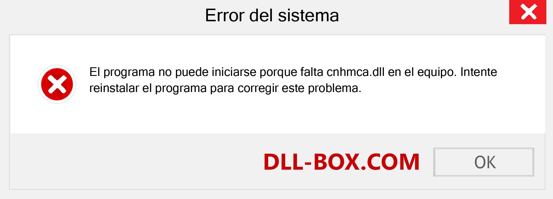 ¿Falta el archivo cnhmca.dll ?. Descargar para Windows 7, 8, 10 - Corregir cnhmca dll Missing Error en Windows, fotos, imágenes